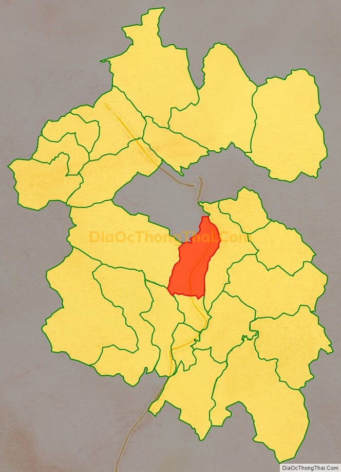 Bản đồ vị trí và địa giới hành chính Xã Đạo Đức, huyện Vị Xuyên