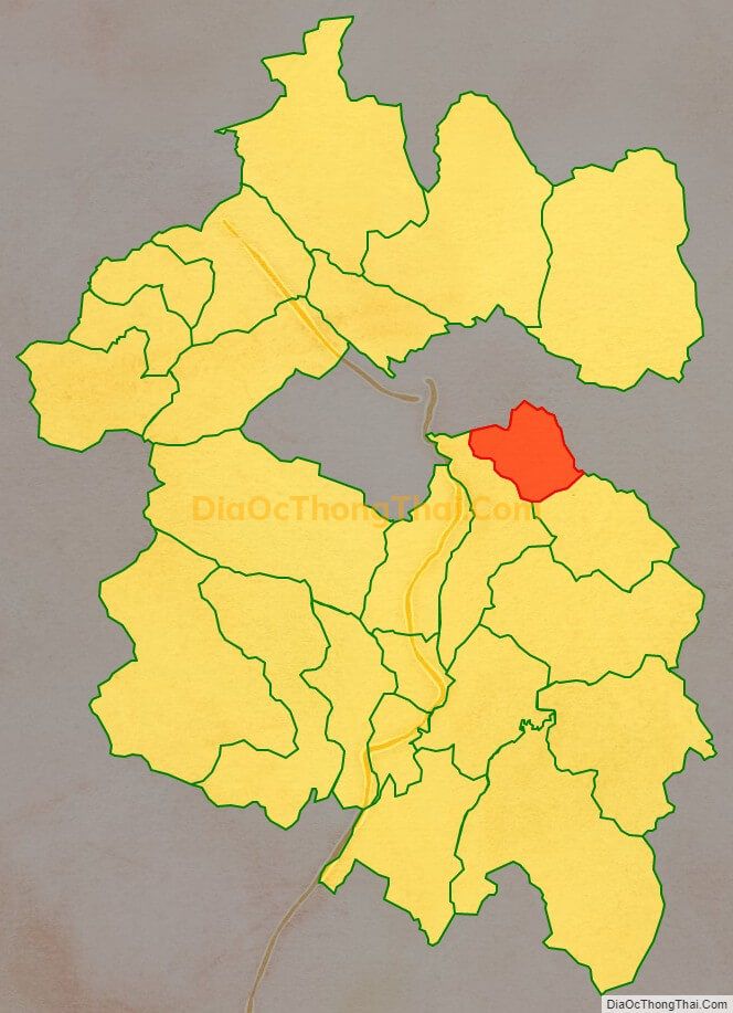 Bản đồ vị trí và địa giới hành chính Xã Kim Thạch, huyện Vị Xuyên