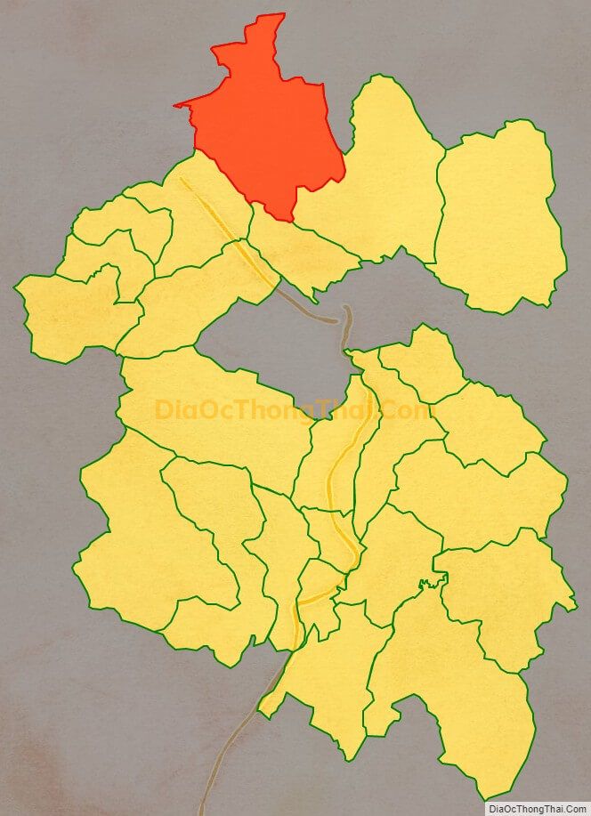 Bản đồ vị trí và địa giới hành chính Xã Minh Tân, huyện Vị Xuyên