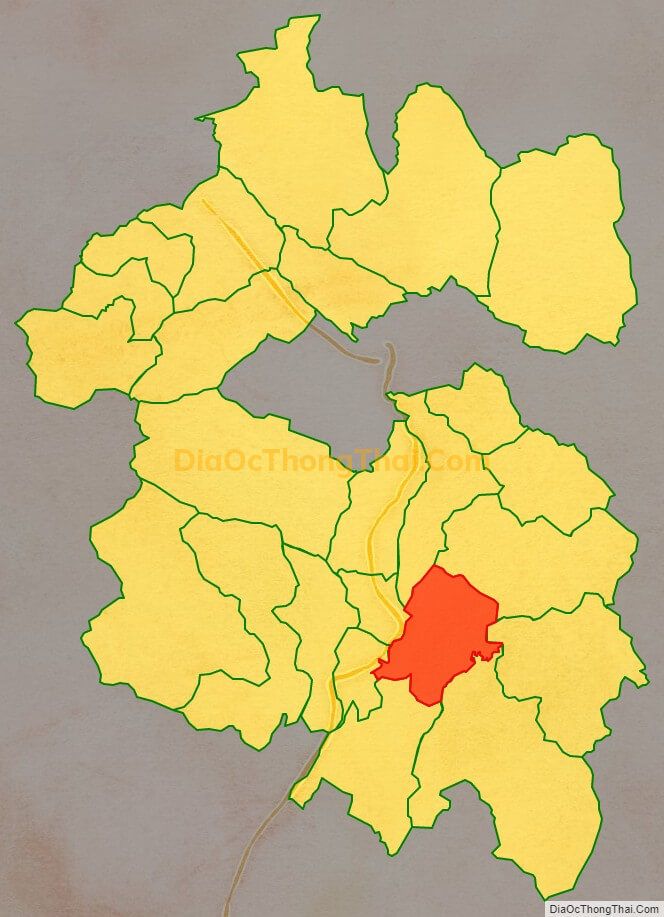 Bản đồ vị trí và địa giới hành chính Xã Ngọc Linh, huyện Vị Xuyên