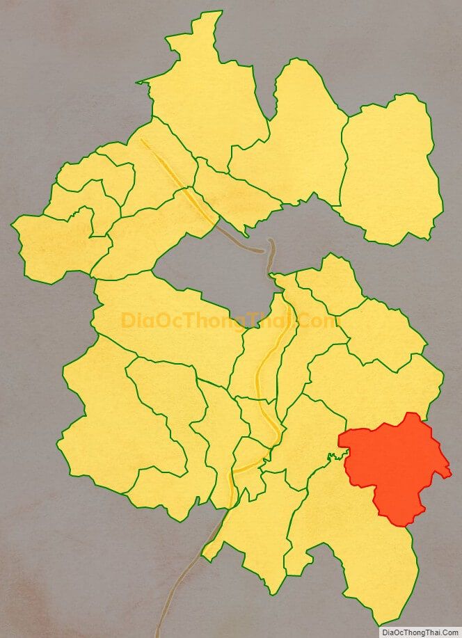 Bản đồ vị trí và địa giới hành chính Xã Ngọc Minh, huyện Vị Xuyên