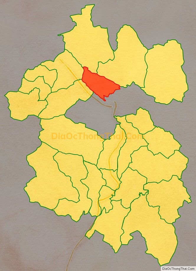 Bản đồ vị trí và địa giới hành chính Xã Phong Quang, huyện Vị Xuyên