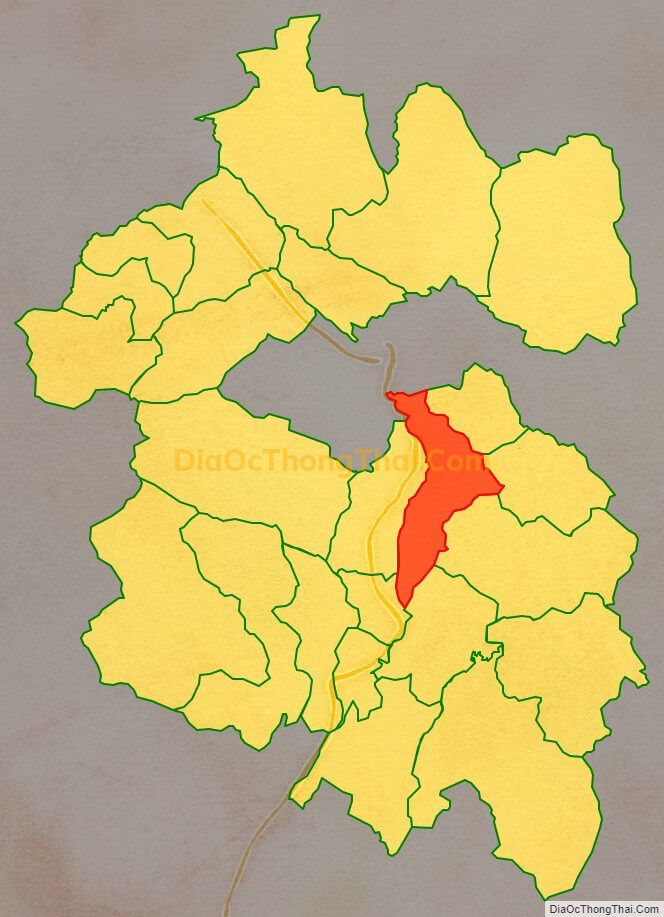 Bản đồ vị trí và địa giới hành chính Xã Phú Linh, huyện Vị Xuyên