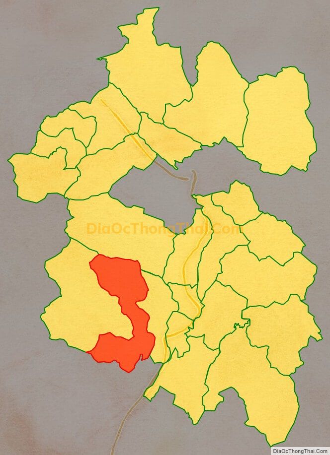 Bản đồ vị trí và địa giới hành chính Xã Quảng Ngần, huyện Vị Xuyên