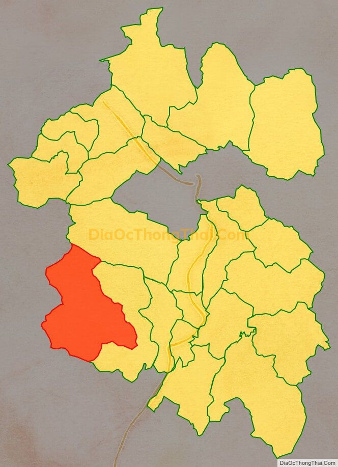 Bản đồ vị trí và địa giới hành chính Xã Thượng Sơn, huyện Vị Xuyên