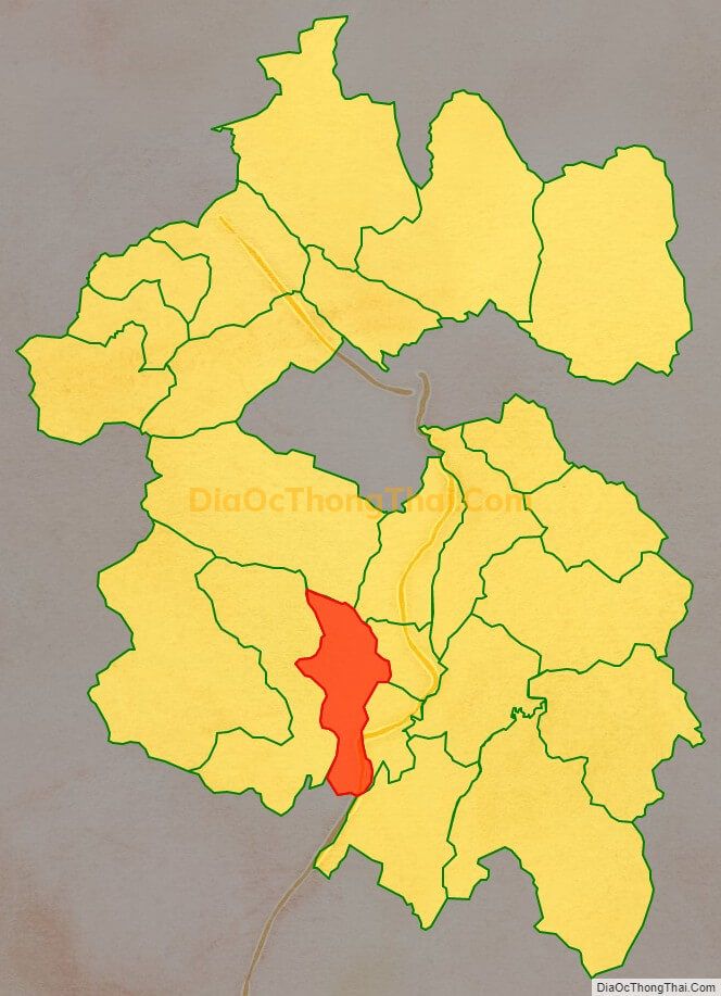 Bản đồ vị trí và địa giới hành chính Xã Việt Lâm, huyện Vị Xuyên