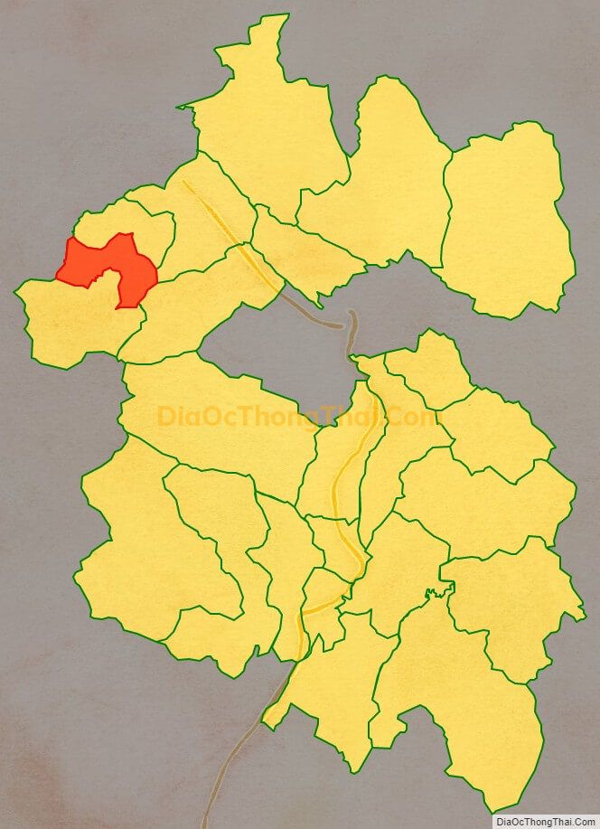 Bản đồ vị trí và địa giới hành chính Xã Xín Chải, huyện Vị Xuyên