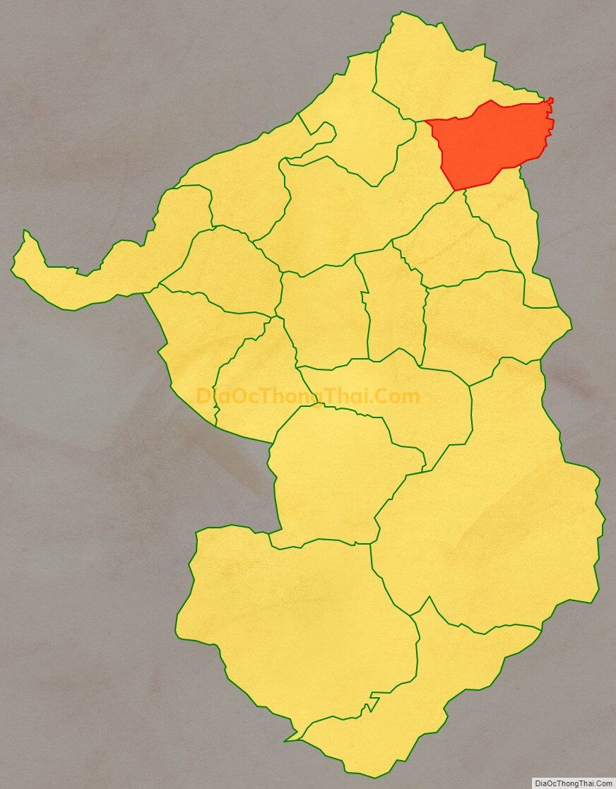Bản đồ vị trí và địa giới hành chính Xã Bản Díu, huyện Xín Mần