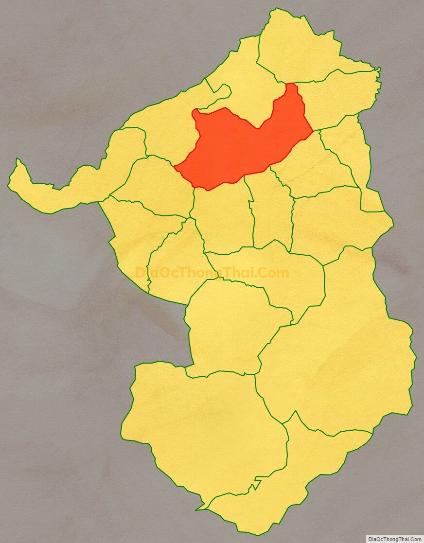 Bản đồ vị trí và địa giới hành chính Xã Thèn Phàng, huyện Xín Mần