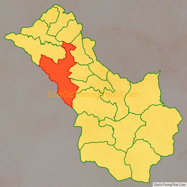 Bản đồ vị trí và địa giới hành chính Xã Lao Và Chải, huyện Yên Minh