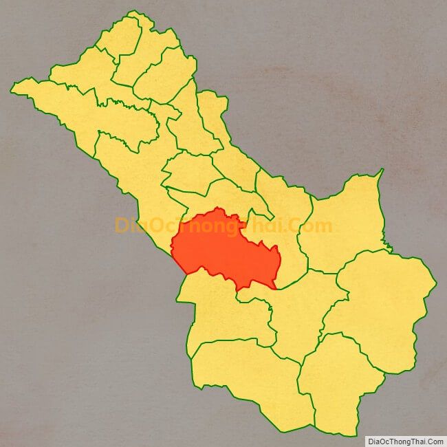 Bản đồ vị trí và địa giới hành chính Xã Ngam La, huyện Yên Minh