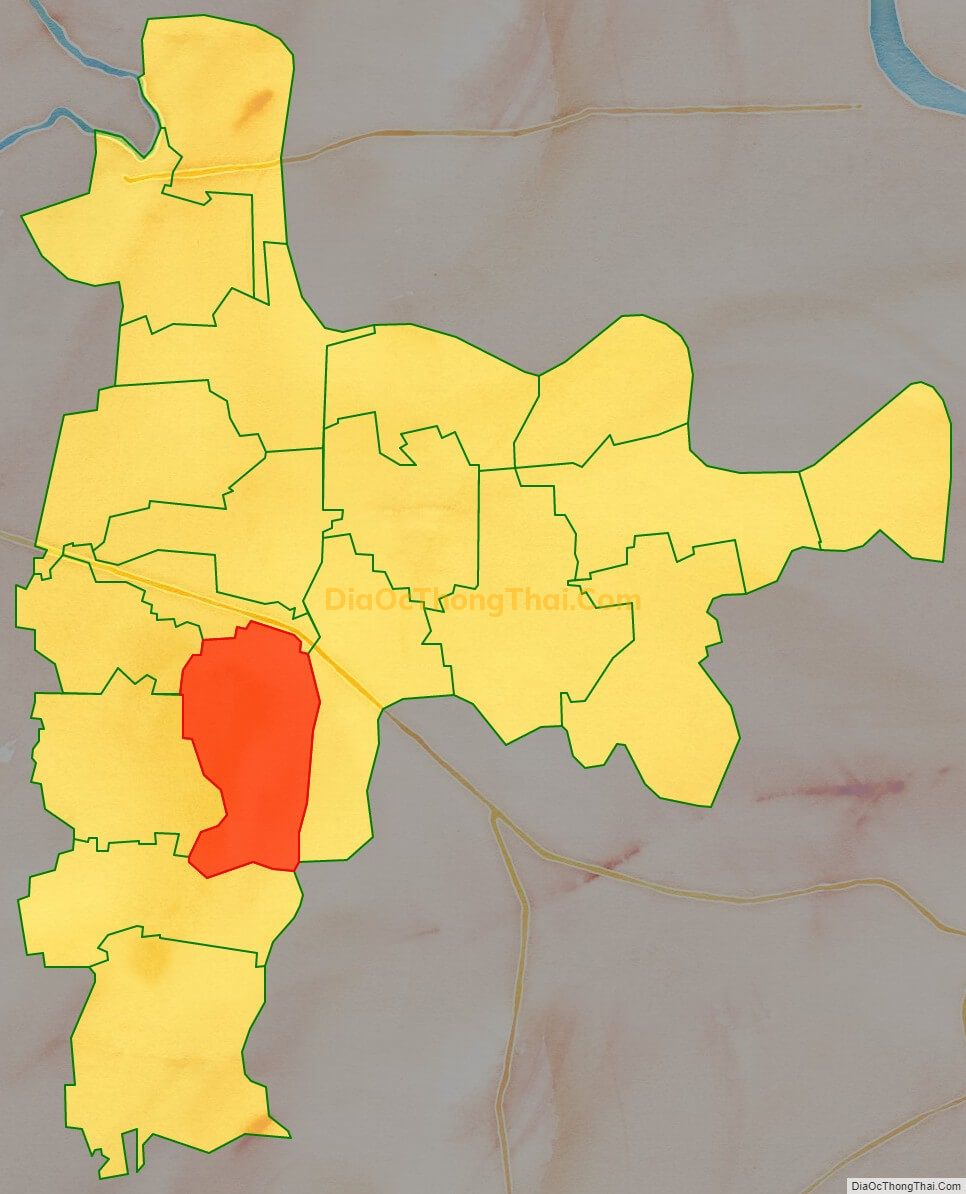 Bản đồ vị trí và địa giới hành chính Xã An Đổ, huyện Bình Lục