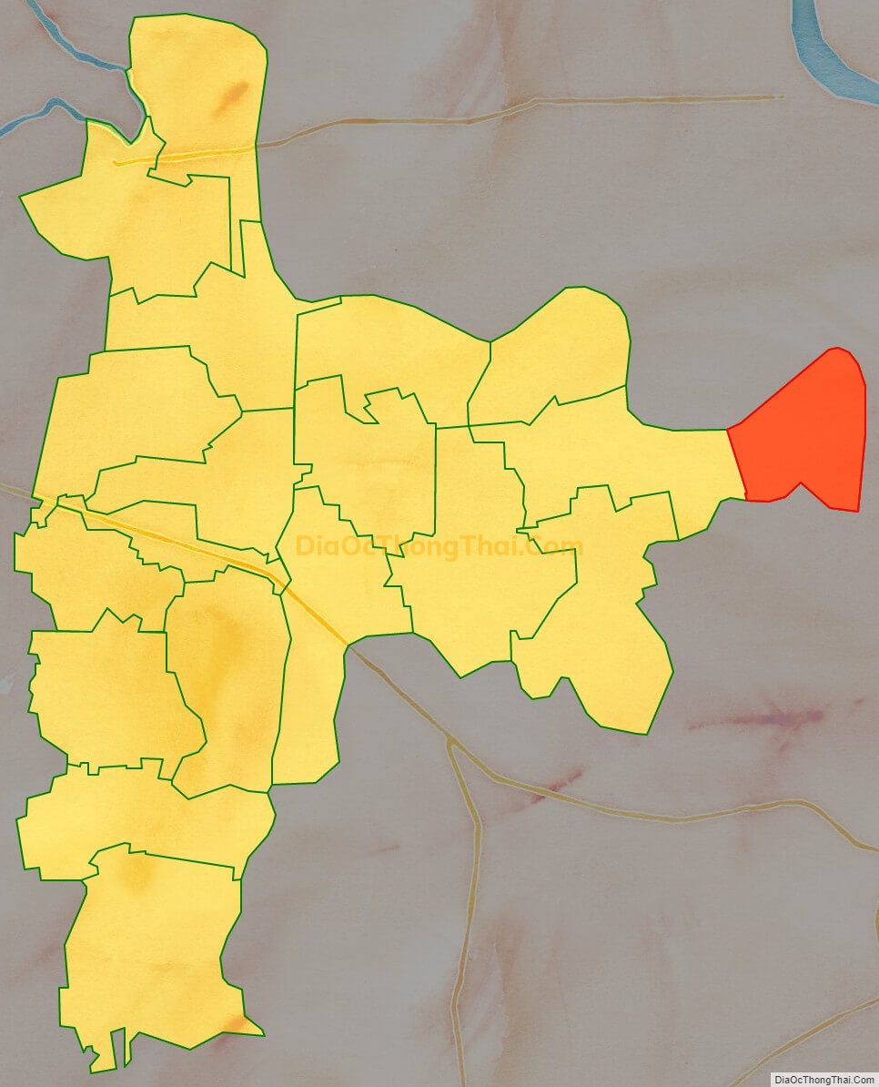 Bản đồ vị trí và địa giới hành chính Xã An Ninh, huyện Bình Lục