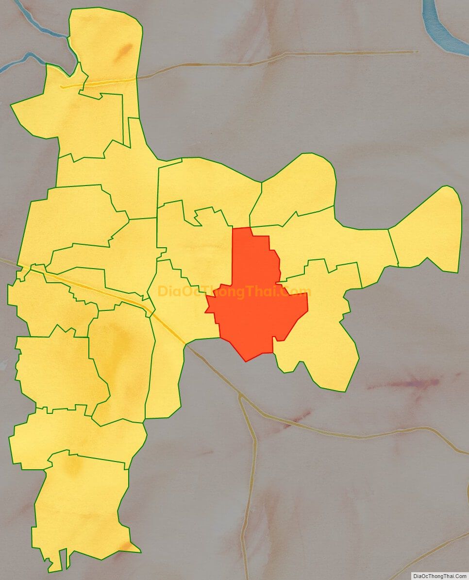 Bản đồ vị trí và địa giới hành chính Xã An Nội, huyện Bình Lục