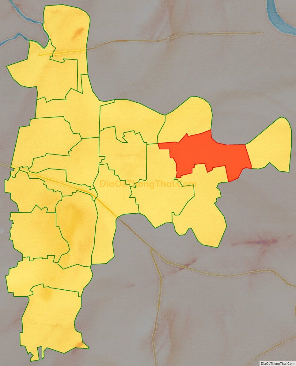 Bản đồ vị trí và địa giới hành chính Xã Bồ Đề, huyện Bình Lục