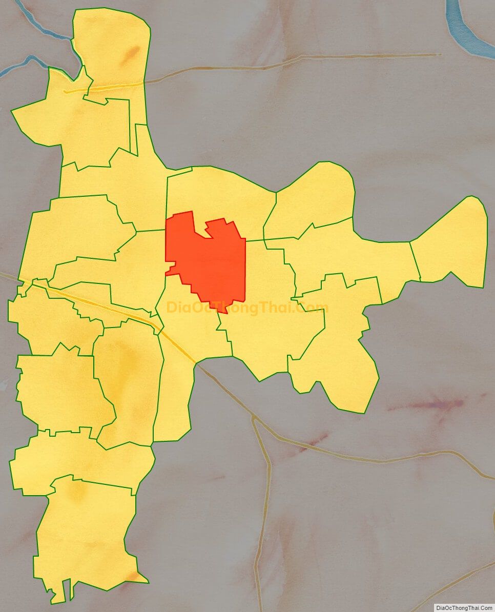 Bản đồ vị trí và địa giới hành chính Xã Bối Cầu, huyện Bình Lục
