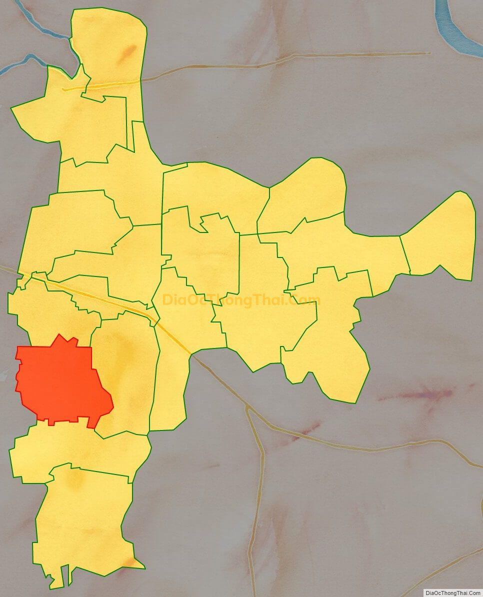 Bản đồ vị trí và địa giới hành chính Xã La Sơn, huyện Bình Lục