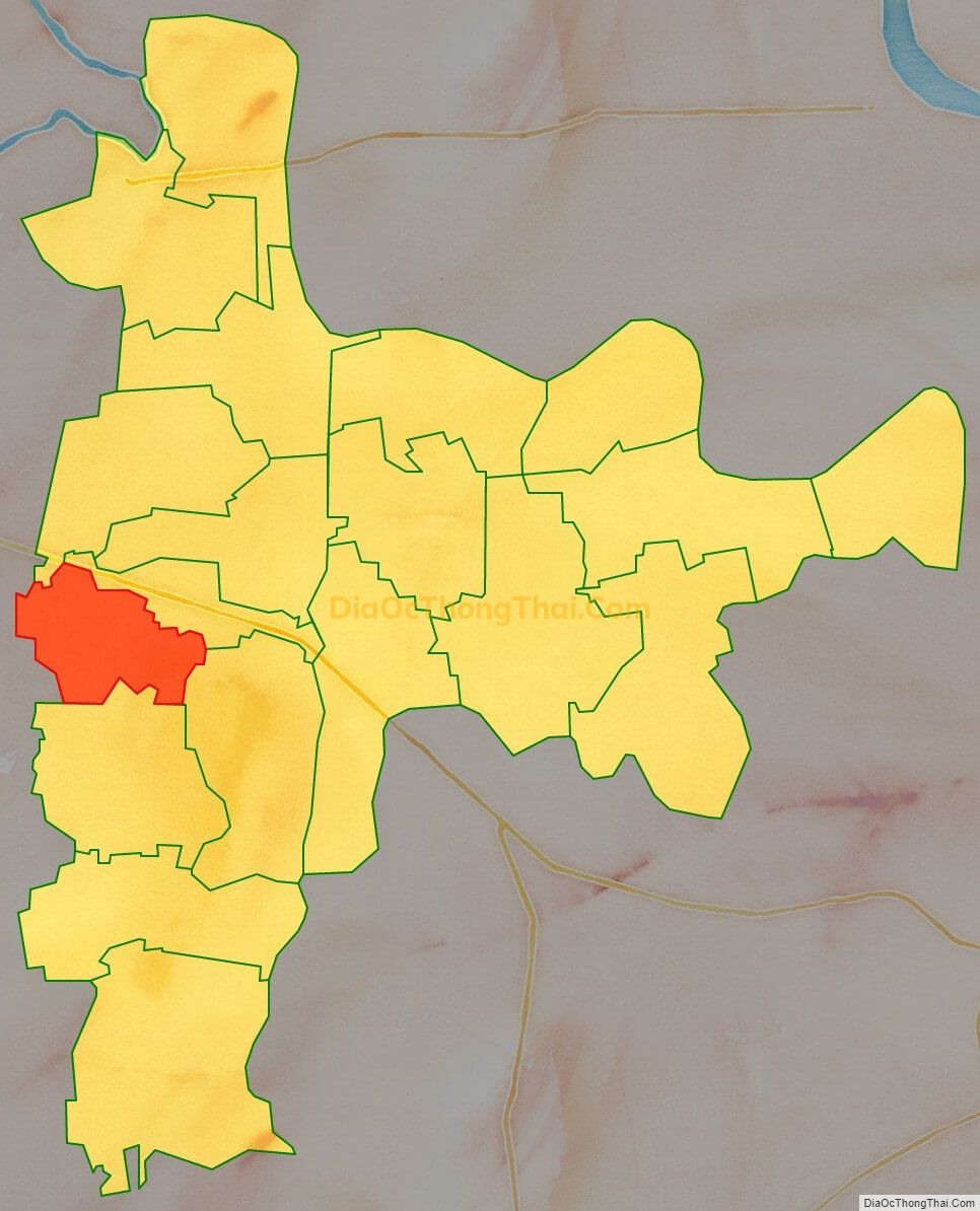 Bản đồ vị trí và địa giới hành chính Xã Mỹ Thọ (cũ), huyện Bình Lục