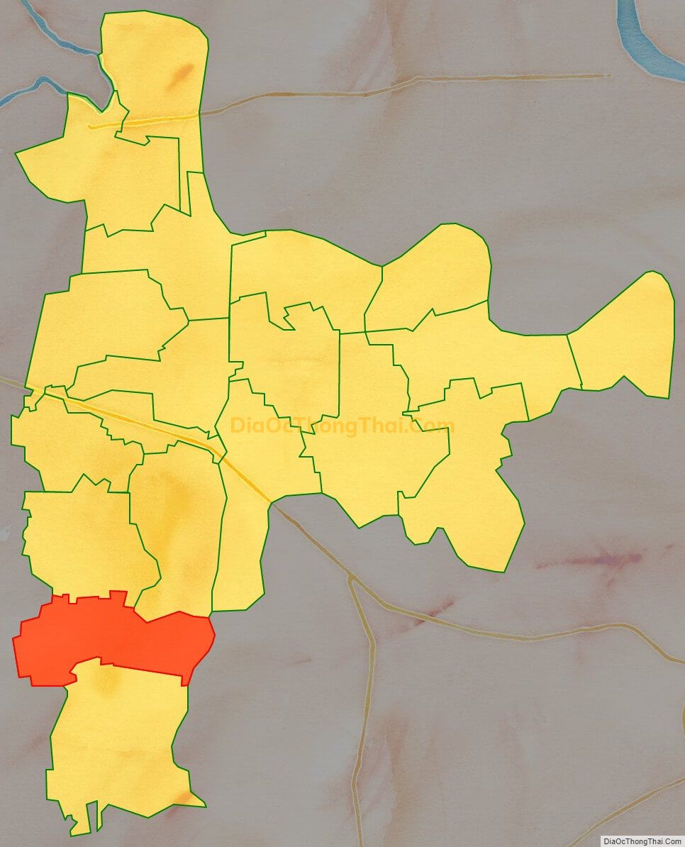 Bản đồ vị trí và địa giới hành chính Xã Tiêu Động, huyện Bình Lục