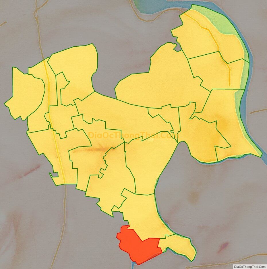 Bản đồ vị trí và địa giới hành chính Xã Châu Sơn (cũ), huyện Duy Tiên