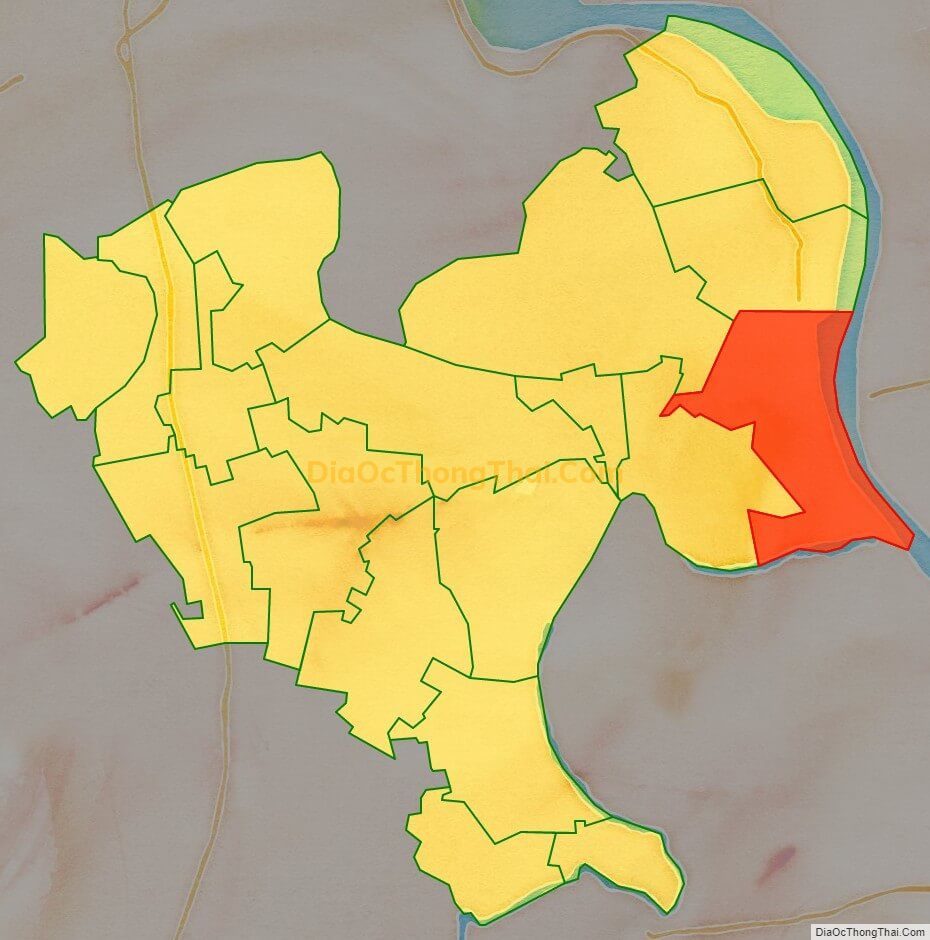 Bản đồ vị trí và địa giới hành chính Xã Chuyên Ngoại, thị xã Duy Tiên