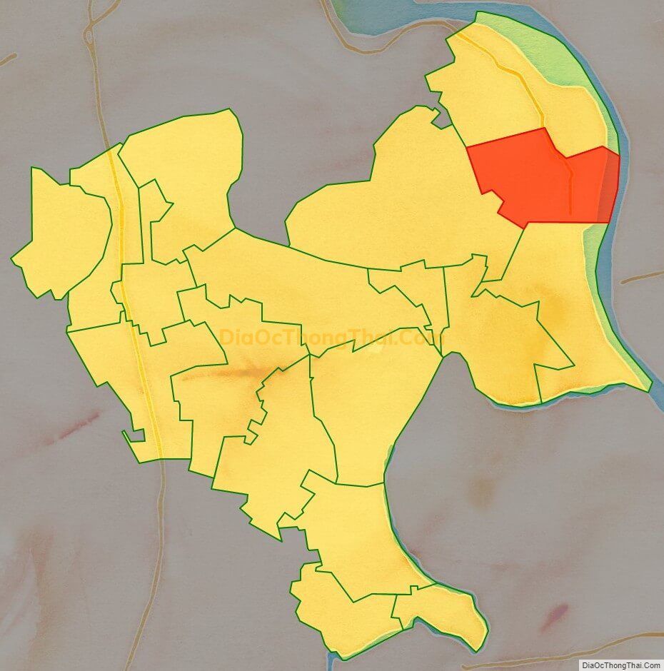 Bản đồ vị trí và địa giới hành chính Xã Mộc Nam, thị xã Duy Tiên