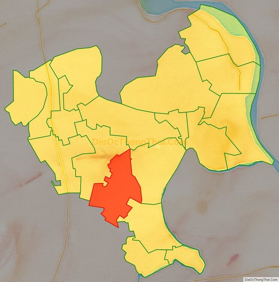 Bản đồ vị trí và địa giới hành chính Xã Tiên Ngoại, thị xã Duy Tiên
