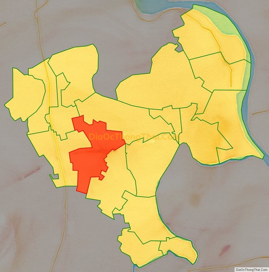Bản đồ vị trí và địa giới hành chính Phường Tiên Nội, thị xã Duy Tiên