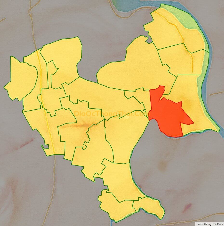 Bản đồ vị trí và địa giới hành chính Xã Trác Văn, thị xã Duy Tiên