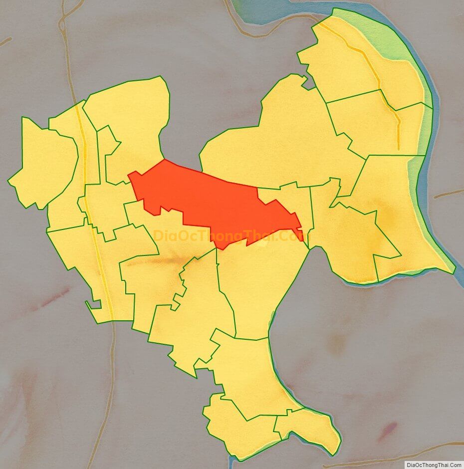 Bản đồ vị trí và địa giới hành chính Phường Yên Bắc, thị xã Duy Tiên