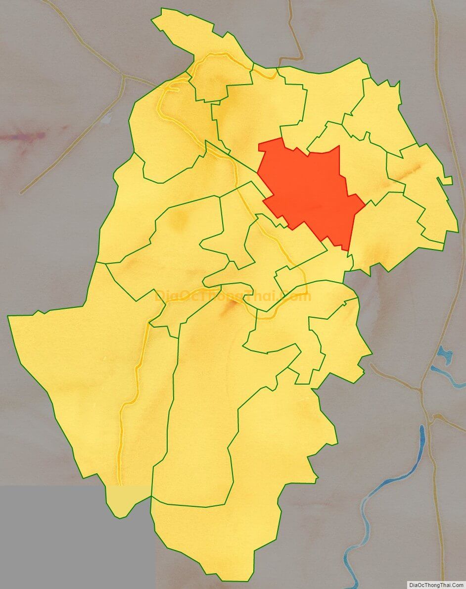 Bản đồ vị trí và địa giới hành chính Xã Đồng Hóa, huyện Kim Bảng