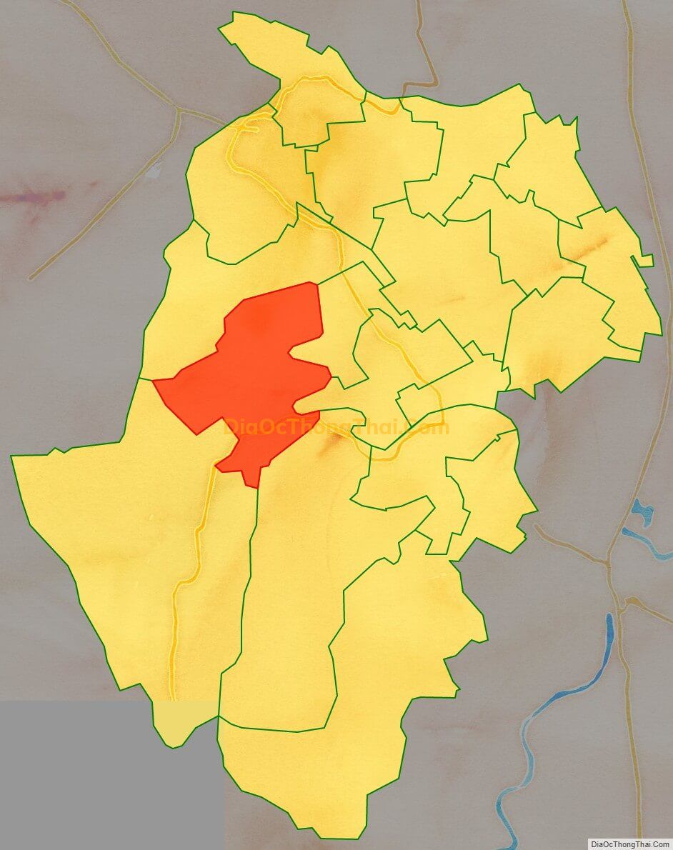 Bản đồ vị trí và địa giới hành chính Xã Khả Phong, huyện Kim Bảng
