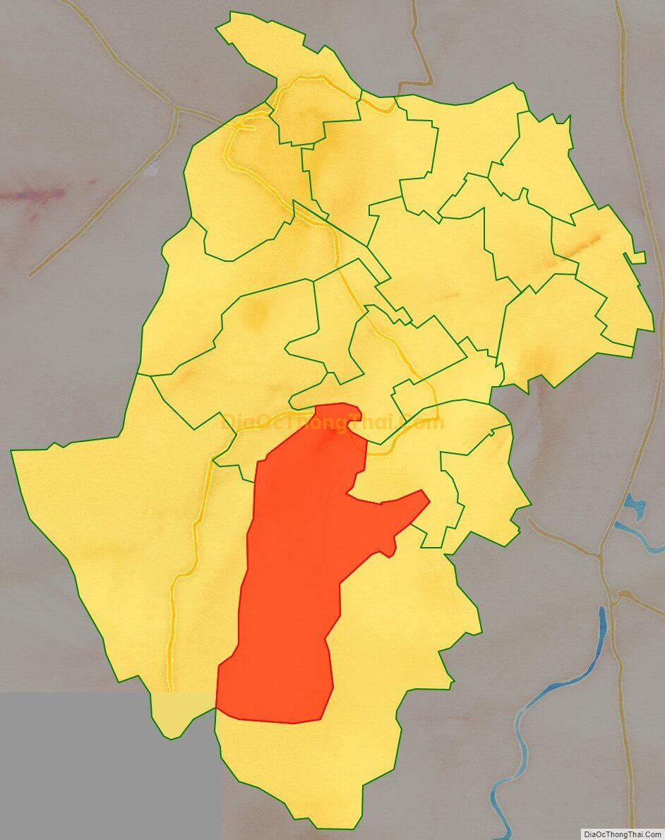 Bản đồ vị trí và địa giới hành chính Xã Liên Sơn, huyện Kim Bảng
