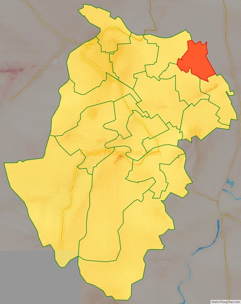 Bản đồ vị trí và địa giới hành chính Xã Nhật Tựu, huyện Kim Bảng