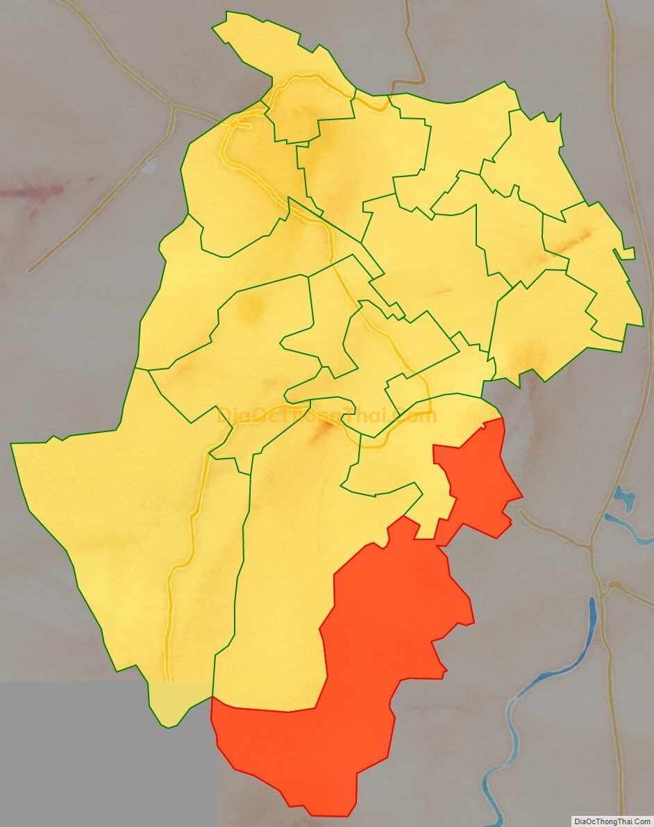Bản đồ vị trí và địa giới hành chính Xã Thanh Sơn, huyện Kim Bảng