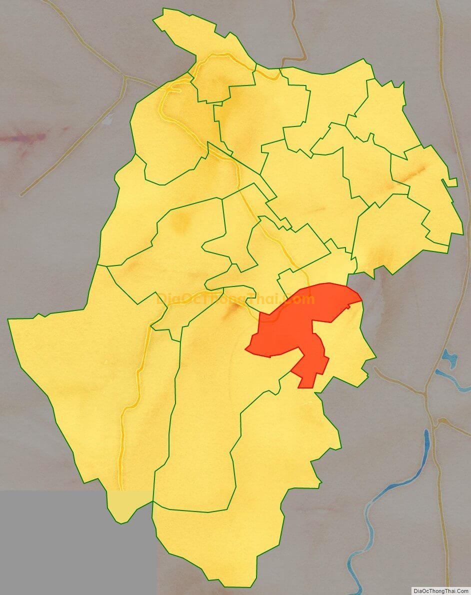 Bản đồ vị trí và địa giới hành chính Xã Thi Sơn, huyện Kim Bảng
