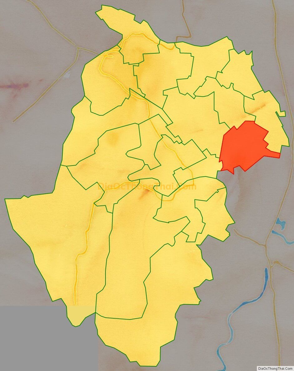 Bản đồ vị trí và địa giới hành chính Xã Văn Xá, huyện Kim Bảng