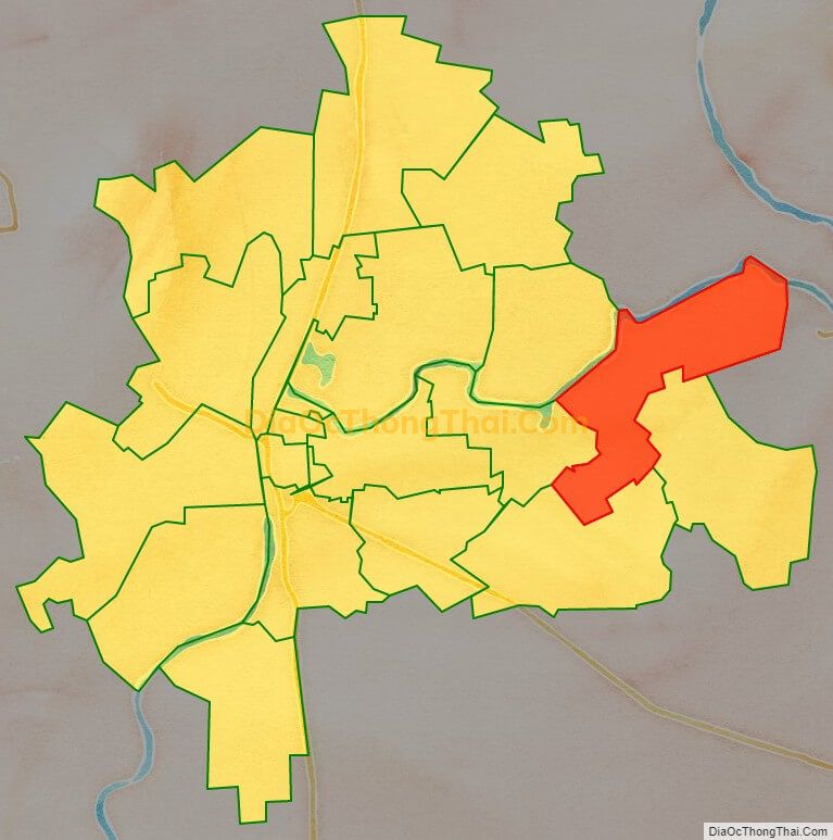 Bản đồ vị trí và địa giới hành chính Xã Đinh Xá, TP Phủ Lý