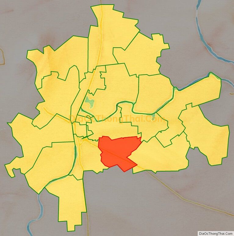 Bản đồ vị trí và địa giới hành chính Xã Liêm Chung, TP Phủ Lý