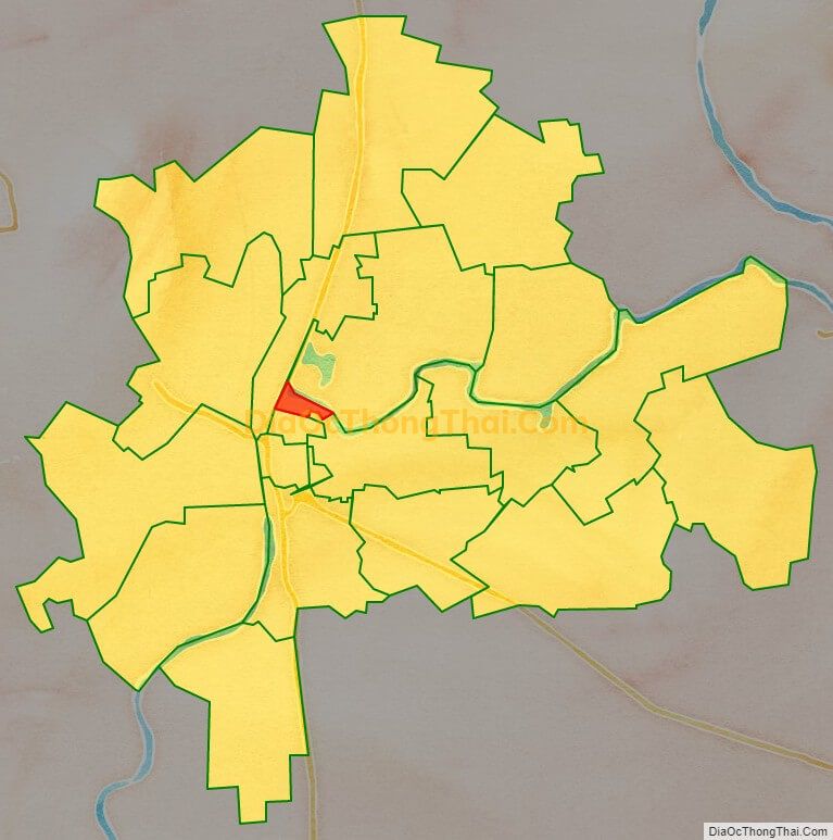Bản đồ vị trí và địa giới hành chính Phường Lương Khánh Thiện, TP Phủ Lý