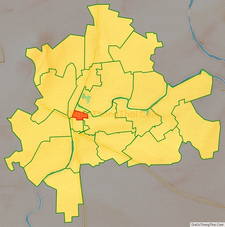 Bản đồ vị trí và địa giới hành chính Phường Minh Khai, TP Phủ Lý