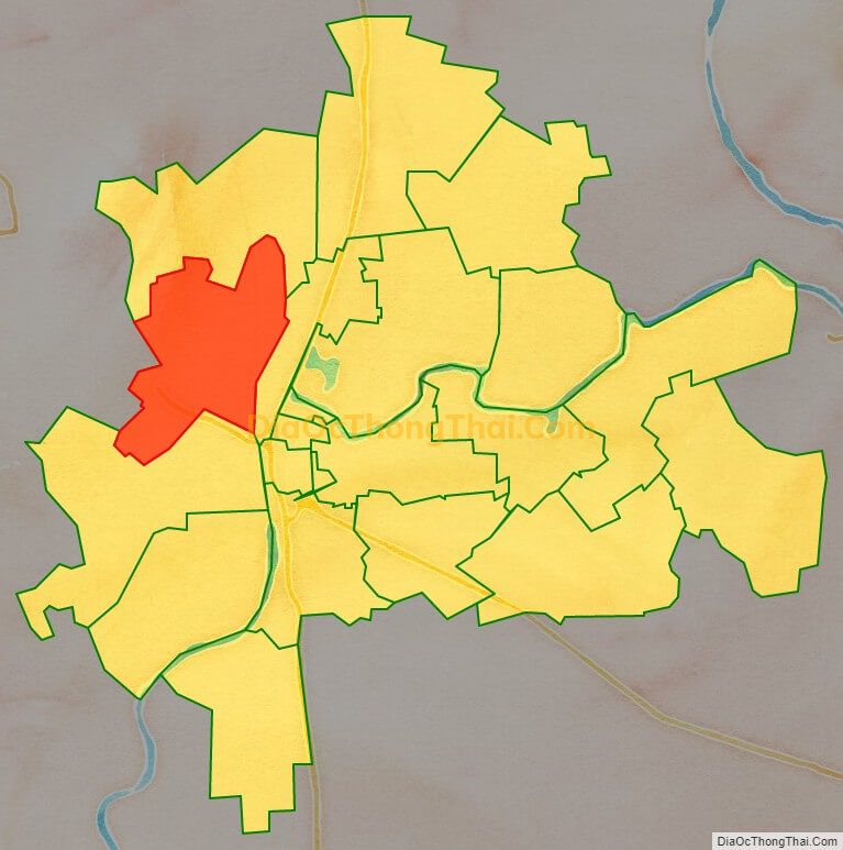 Bản đồ vị trí và địa giới hành chính Xã Phù Vân, TP Phủ Lý