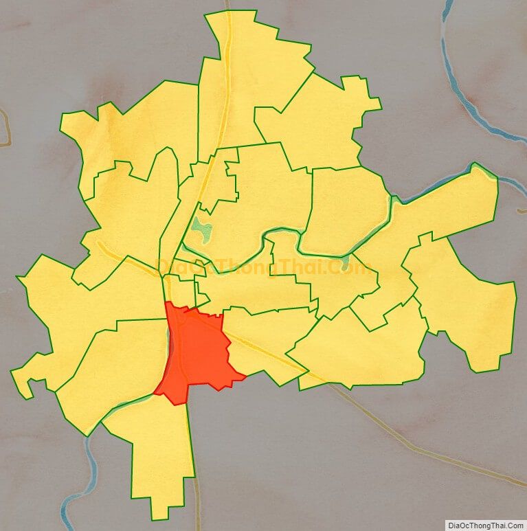 Bản đồ vị trí và địa giới hành chính Phường Thanh Châu, TP Phủ Lý