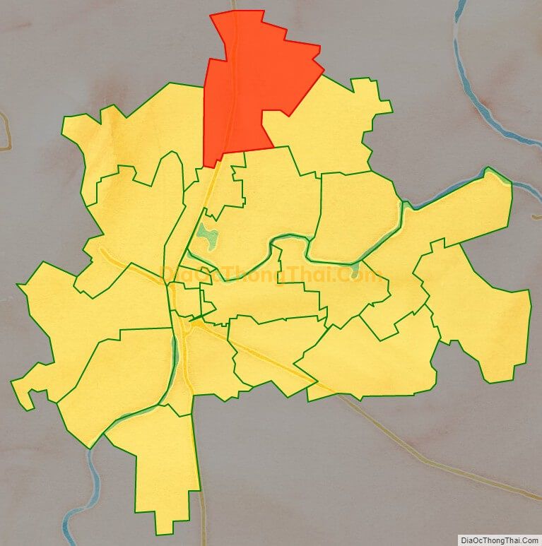 Bản đồ vị trí và địa giới hành chính Xã Tiên Tân, TP Phủ Lý