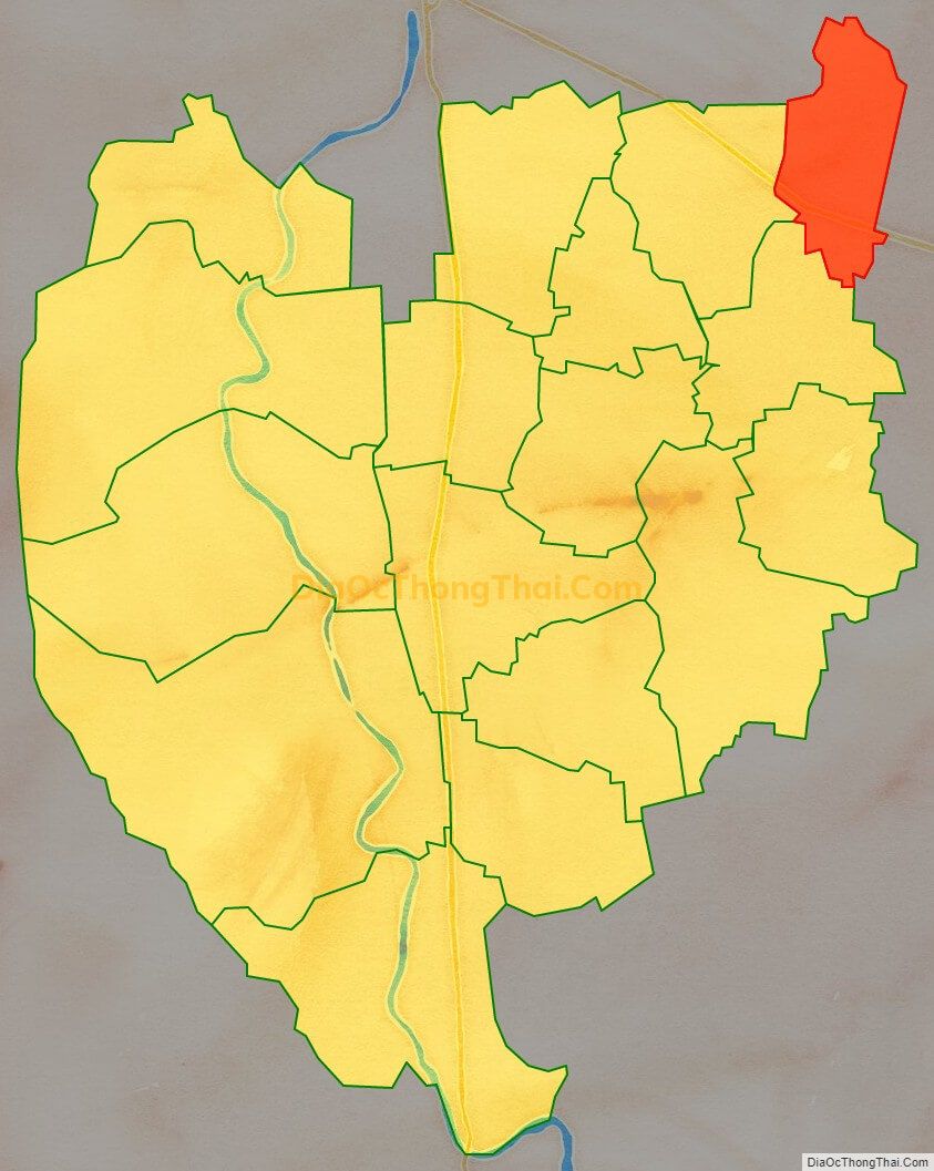 Bản đồ vị trí và địa giới hành chính Xã Liêm Phong, huyện Thanh Liêm