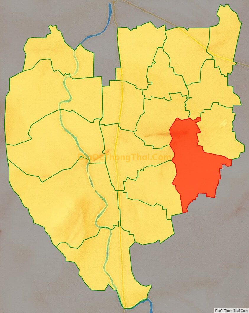 Bản đồ vị trí và địa giới hành chính Xã Liêm Sơn, huyện Thanh Liêm
