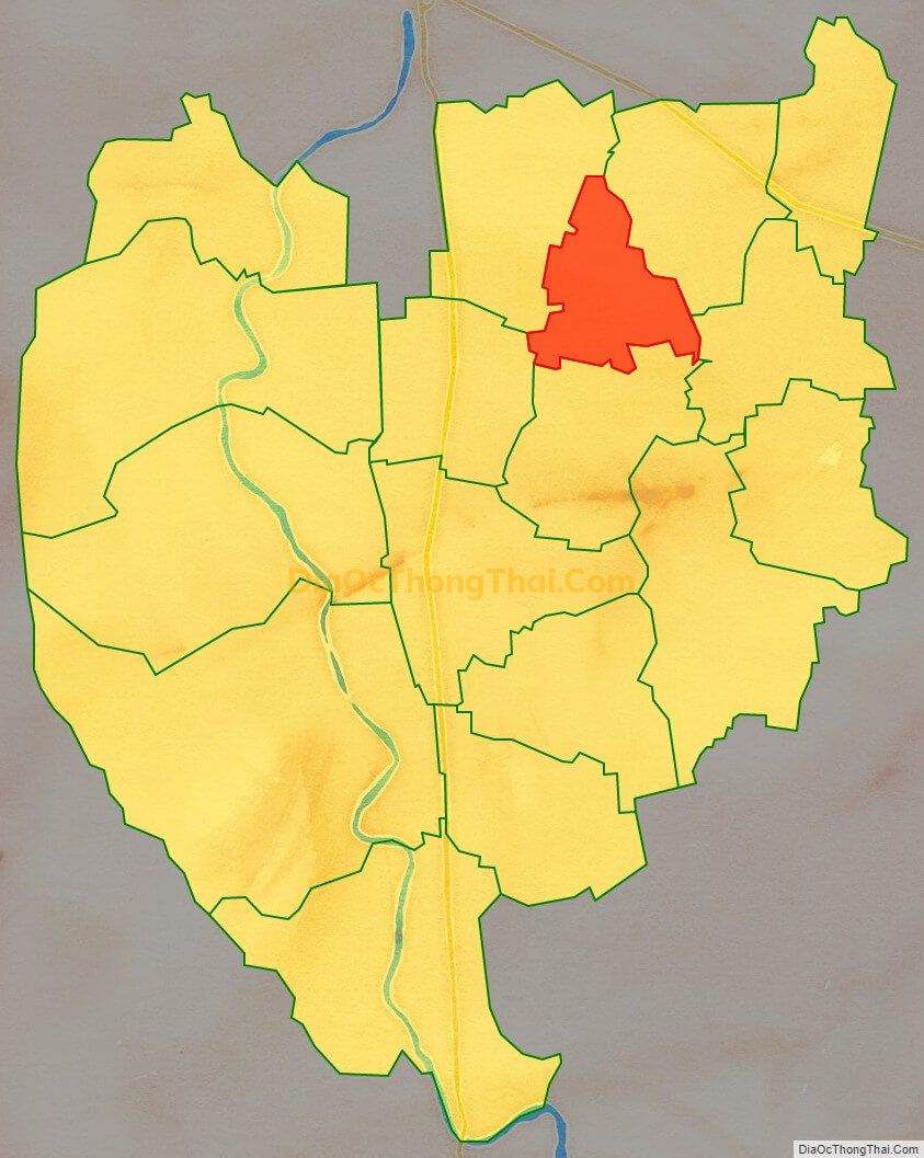 Bản đồ vị trí và địa giới hành chính Xã Thanh Bình (cũ), huyện Thanh Liêm