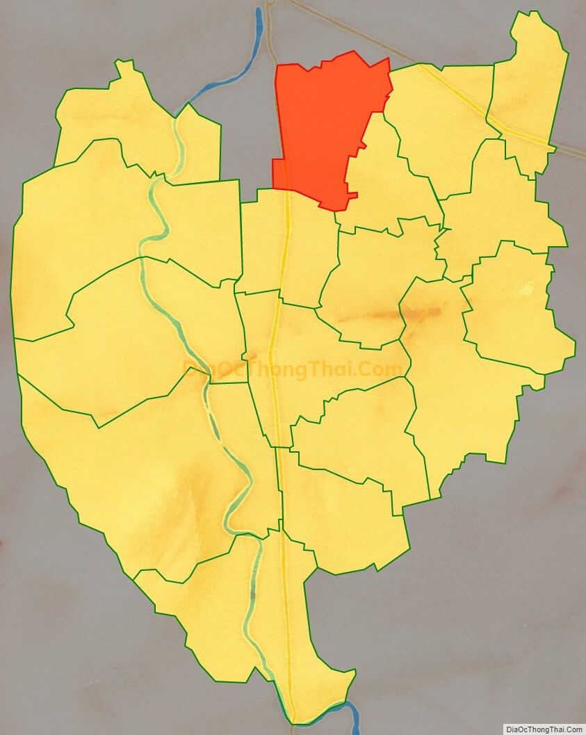 Bản đồ vị trí và địa giới hành chính Xã Thanh Hà, huyện Thanh Liêm