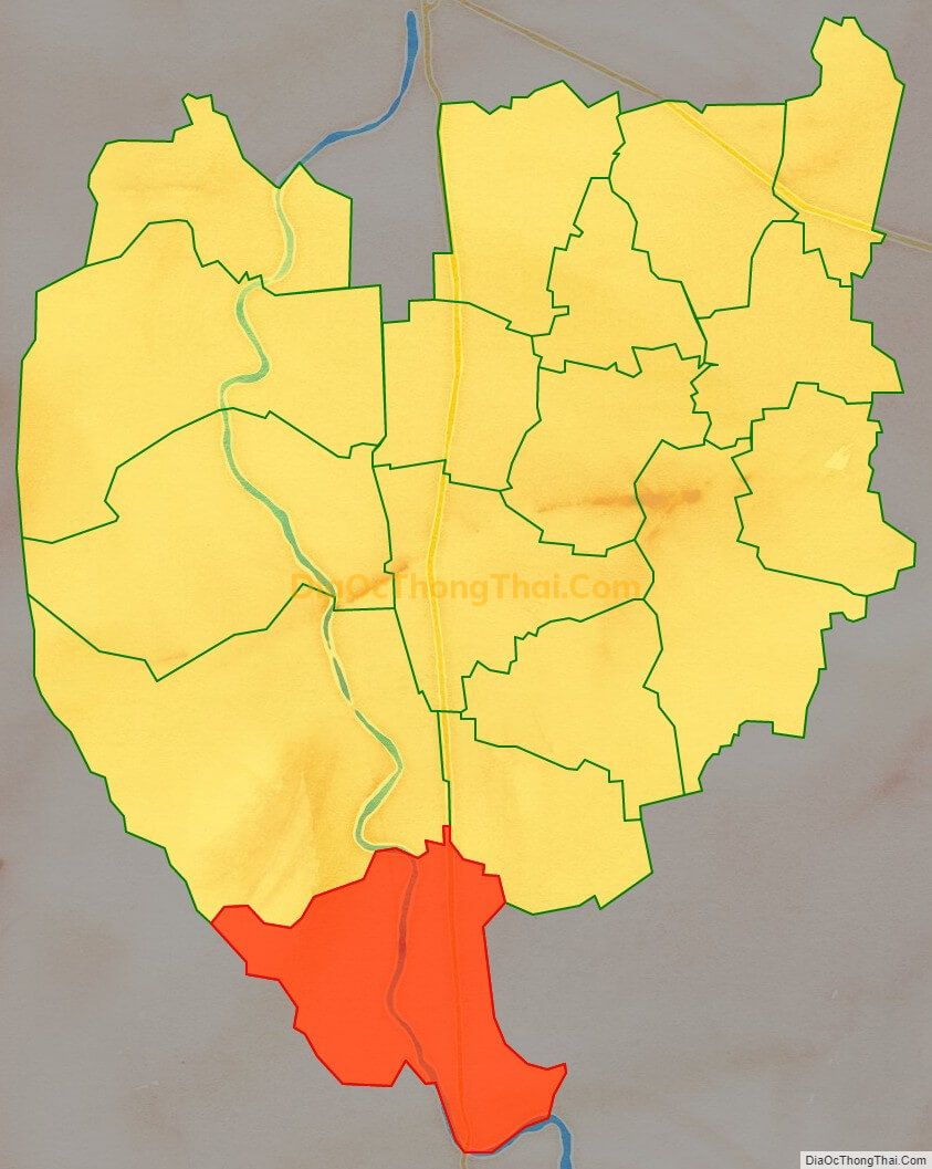 Bản đồ vị trí và địa giới hành chính Xã Thanh Hải, huyện Thanh Liêm