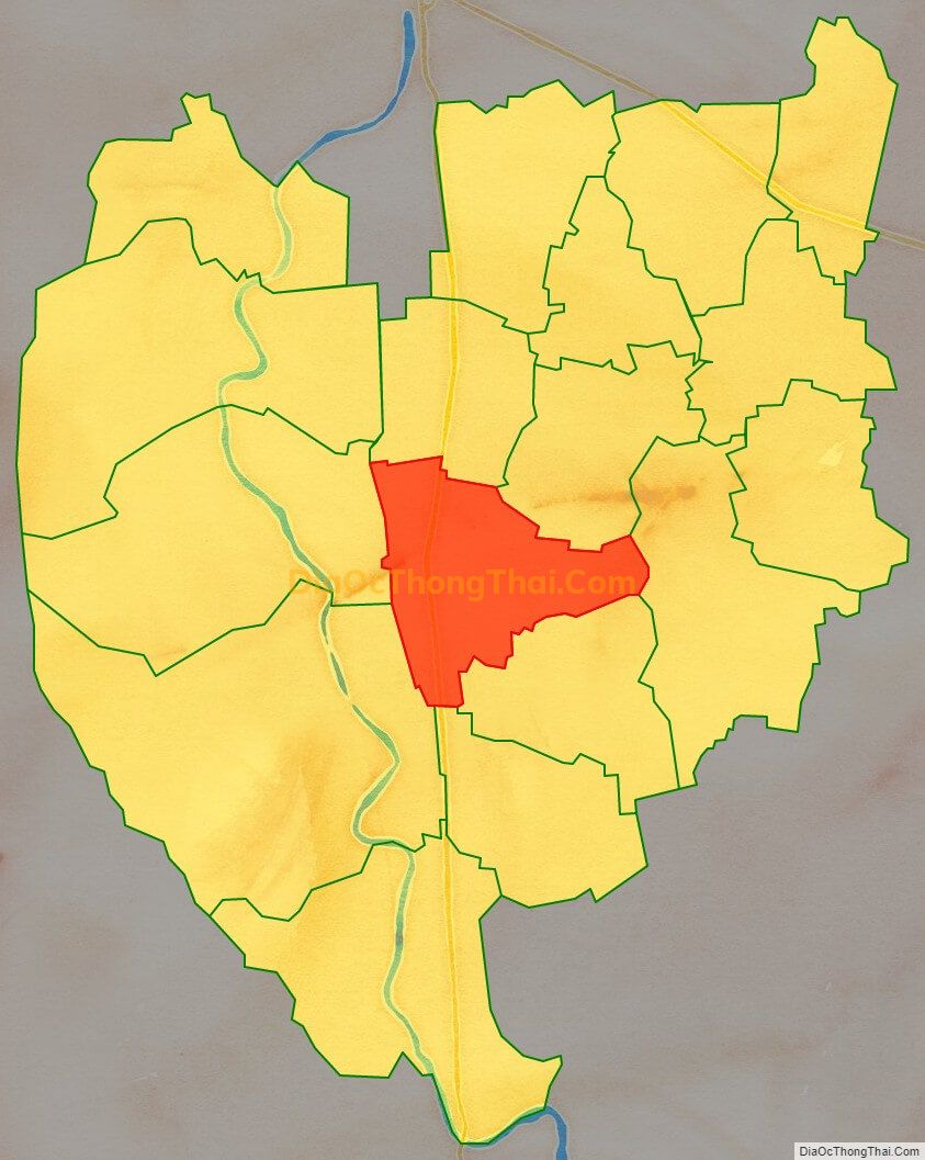 Bản đồ vị trí và địa giới hành chính Xã Thanh Hương, huyện Thanh Liêm